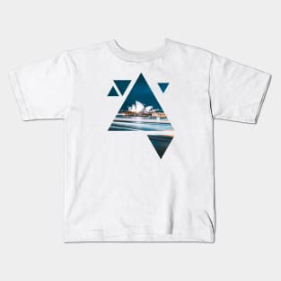 Sydney · geometric art Kids T-Shirt